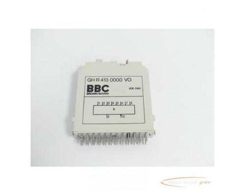 BBC GH R 413 0000 VO Relaismodul VDE 0160 - Bild 1