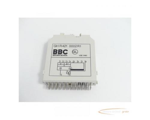 BBC GH R 421 0002 R1 Relaismodul VDE 0160 - Bild 1