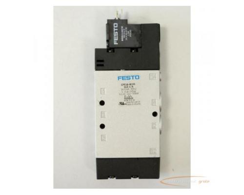 Festo CPE18-M1H-5LS-1/4 Magnetventil 163146 mit MSEB-3-24V DC - Bild 1