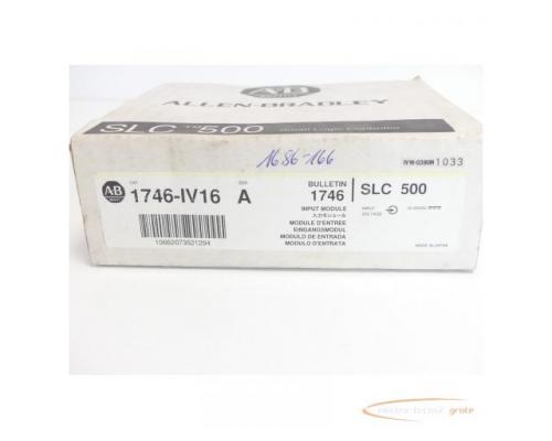 Allen Bradley 1746-IV16 SLC 500 Input Module Series A - ungebraucht! - - Bild 6