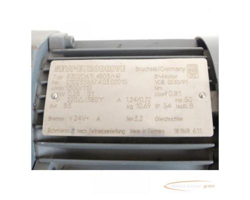 SEW-Eurodrive R302D63L4B03/HR Getriebemotor SN:010235887.4.03.02015 - Bild 4