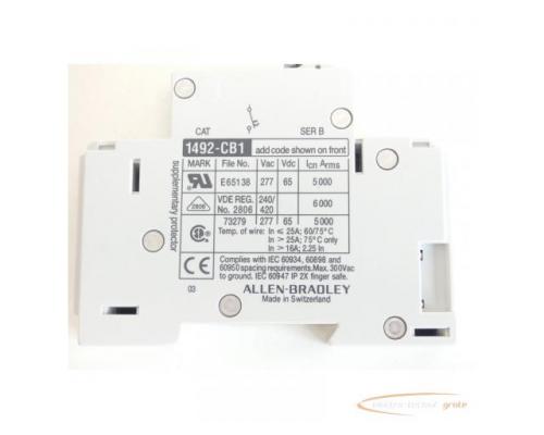 Allen Bradley 1492-CB1H020 Leistungsschutzschalter 2A Series B - ungebraucht! - - Bild 6