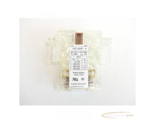 Allen Bradley 195-GA01 Hilfsschalter Series A - ungebraucht! - - Bild 2