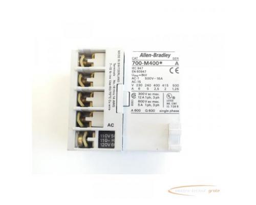 Allen Bradley 700-M400 Control Relay 110 / 120 V Series A - ungebraucht! - - Bild 5