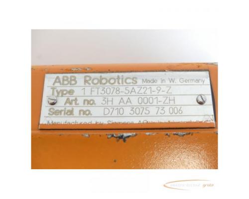 ABB Robotics / Siemens 1FT3078-5AZ21-9 - Z Servomotor SN:D710307573006 - Bild 5