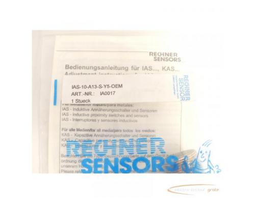 Rechner IAS-10-A13-S-Y5-OEM Induktive Annäherungsschalter - ungebraucht! - - Bild 2