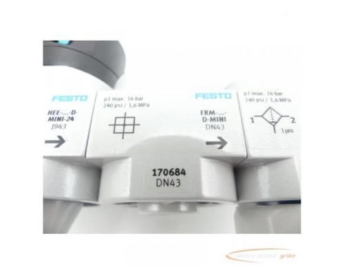 Festo HEE-D-MINI-24 Einschaltventil 172956 + FRM-D-MINI Abzweigmodul 170684 + ? - Bild 4