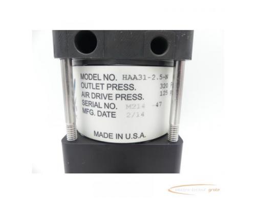 Haskel HAA31-2.5-N OUTLET PRESS. AIR DRIVE PRESS. SN: M214 -47 - Bild 2