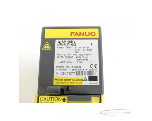 Fanuc A06B-6290-H104 SN:V11Z47377 - mit 12 Monaten Gewährleistung! - - Bild 4