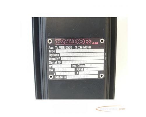 Baldor BSM3R-3-75-B14 Servomotor Id.Nr. 20536 SN:BFDUB7493 - Bild 5