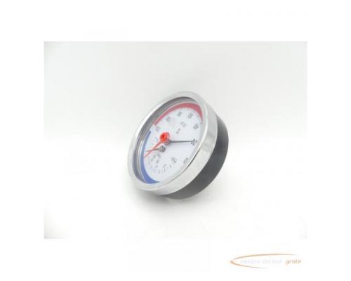 Manometer CL 1.6 / 0-10 bar / 0-120°C - Bild 1