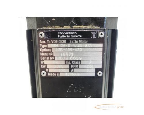 Baldor BSM 3R.-2-4/20-B14 Servomotor Id.Nr. 18579 SN:BCDUJ6659 - Bild 4