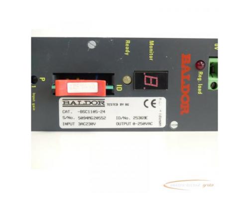 Baldor BSC1105-24 AC Servo Drive Id.Nr. 25369E SN:5094MG20552 - Bild 4