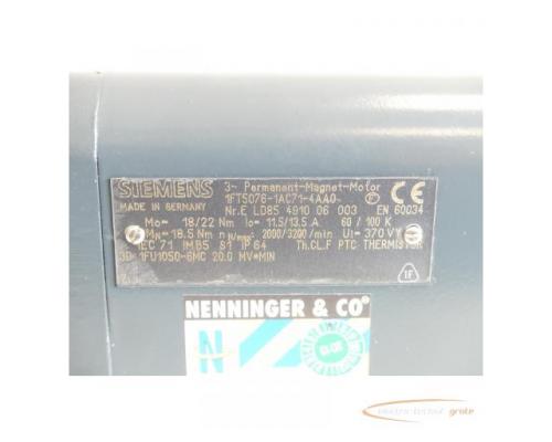 Siemens 1FT5076-1AC71-4AA0 AC-VSA-Servomotor SN:ELD85491006003 - Bild 4