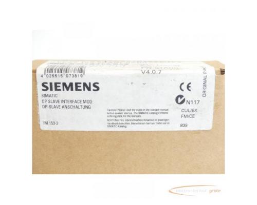 Siemens 6ES7153-2BA01-0XB0 Anschaltung SN:C-UOA387712006 - ungebraucht! - - Bild 3