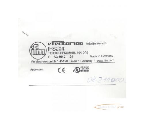 ifm IFS204 / IFB3004BBPKG/M/US-104-DPS Induktiver Sensor - ungebraucht! - - Bild 3