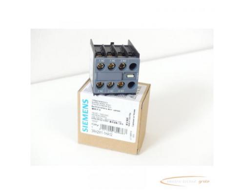 Siemens 3RH2911-1HA12 Hilfsschalterblock E Stand 02 - ungebraucht! - - Bild 1