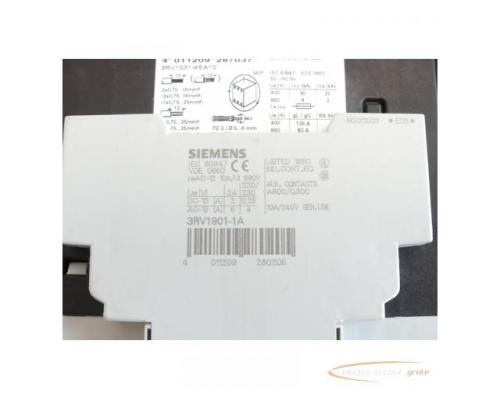 Siemens 3RV1031-4EA10 Leistungsschalter 22 - 32A + 3RV1901-1A Hilfsschalter - Bild 5