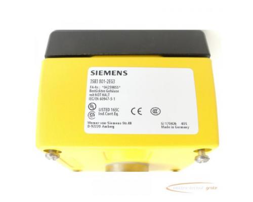 Siemens 3SB3801-2EG3 Metallgehäuse mit NOT-HALT-Drucktaster - ungebraucht! - - Bild 5