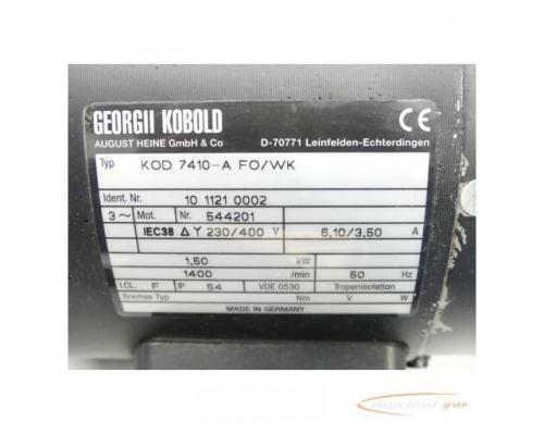 Georgii Kobold KOD 7410-A FO / WK Motor SN:544201 + GF85 Getriebe + 084035-150 - Bild 4