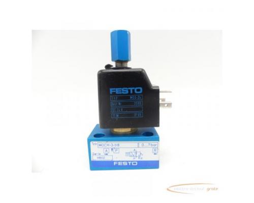 Festo MOCH-3-1/8 Magnetventil H802 + MSG-24 Magnetspule 3599 - Bild 1