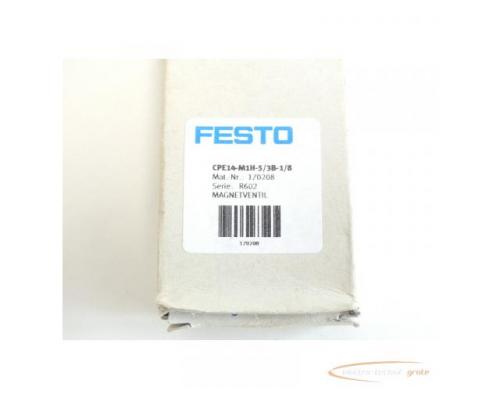 Festo CPE14-M1H-5/3B-1/8 Magnetventil 170208 - ungebraucht! - - Bild 5