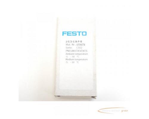 Festo J-5/2-1/8-P-B Pneumatikventil 173173 - ungebraucht! - - Bild 4