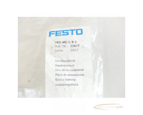 Festo PRS-ME-1/8-3 Anschlussblock 33477 - ungebraucht! - - Bild 3