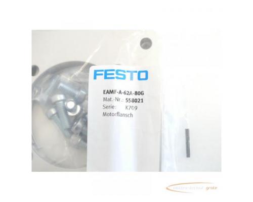 Festo EAMF-A-62A-80G Motorflansch 558021 - ungebraucht! - - Bild 3