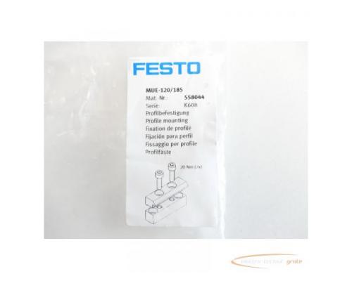 Festo MUE-120/185 Profilbefestigung 558044 - ungebraucht! - - Bild 3