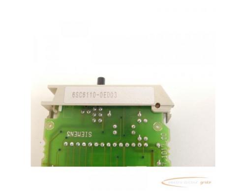 Siemens 6SC6110-0ED03 Softwarebaugruppe SW 3.1 für Asynchronmotomodul E Stand A - Bild 6