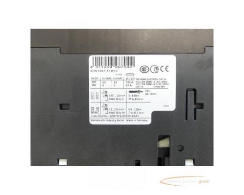 Siemens 3RV1031-4FA10 Leistungsschalter 28 - 40 A max. - ungebraucht! - - Bild 4