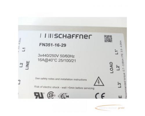 Schaffner FN351-16-29 Spannungsversorgungsleitungsfilter 3x440/250V -unge.!- - Bild 2