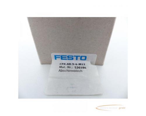 Festo CPX-AB-S-4-M12 Kontaktblech 526184 -ungebraucht- - Bild 2