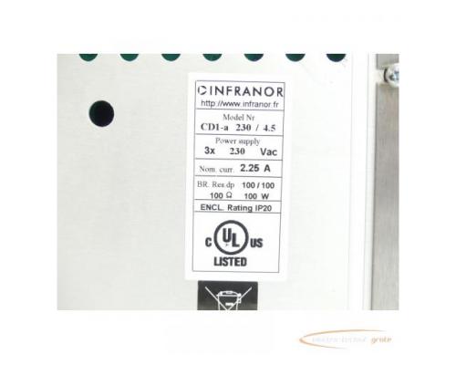 Infranor CD1-a 230 / 45 / CD1-a-CT Servo Drive SN:316784 - Bild 5