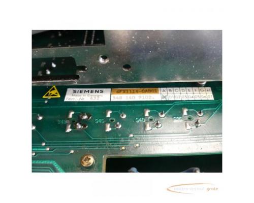 Siemens SINUMERIK 6FX1114-0AB01 Bedientafel 548 021 9009.01 SN:A1492130 - Bild 4