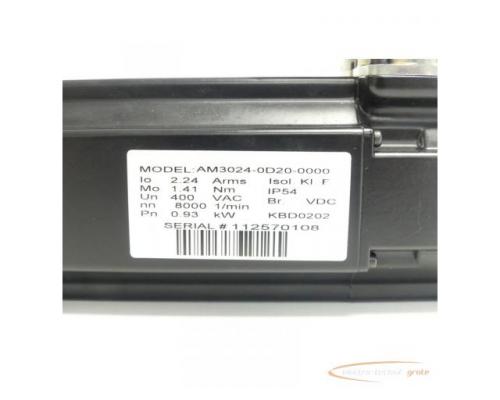 Beckhoff AM3024-0D20-0000 Servomotor SN:112570108 - Bild 5