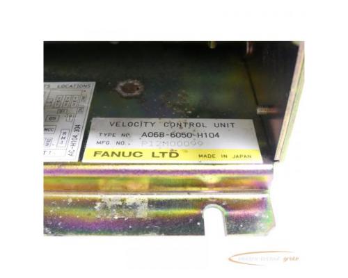 Fanuc A06B-6050-H104 Velocity Control Unit SN:P12M00099 - Bild 4