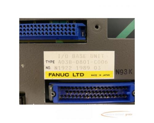 Fanuc A03B-0801-C006 I / O Base Unit SN:N1922198903 - Bild 5