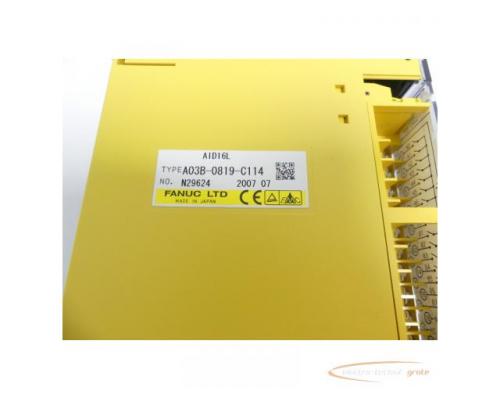 Fanuc A03B-0819-C114 Module AID16L No. N29624 - Bild 2