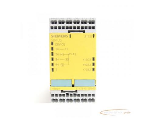 Siemens 3TK2845-2DB40 Sicherheitsschaltgerät E-Stand 05 SN:G/0907 - Bild 5