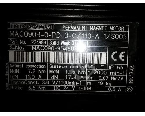 MAC090B-0-PD-3-C/110-A-1/S005 Drehstromservomotor mit Bremse - Bild 2