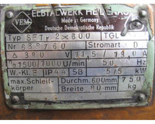 VEB ELBTHALWERK Doppelschleifbock SET r 2x600 - Bild 4