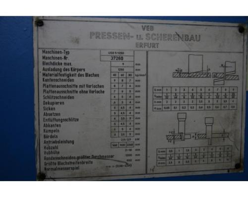 PRESSEN-U.SCHERENBAU ERFURT Profilstahlschere USB 9/ 1250 - Bild 4