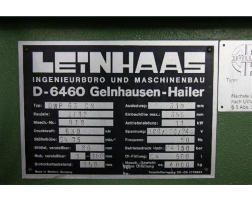 LEINHAAS Einständerpresse - Hydraulisch DWP 63  CN - Bild 5