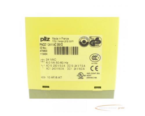 Pilz PNOZ 1 24 V AC 3S1Ö Sicherheitsschaltgerät 475600 / 110494 - Bild 4