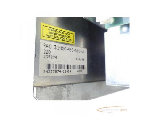 Indramat RAC 3.1-150-460-A00-W1-220 AC-Mainspindle Drive SN:237874-12614 - Bild 6