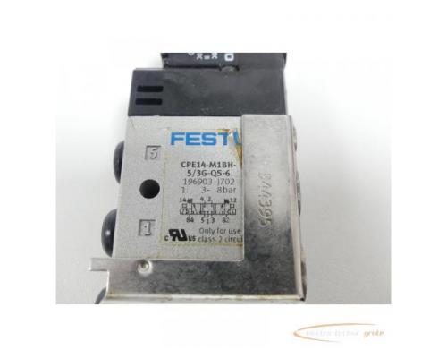 Festo CPE14-M1BH-5/3G-QS-6 196903 + 2x MSZE-3-24DC 662 523 + 544395 - Bild 2