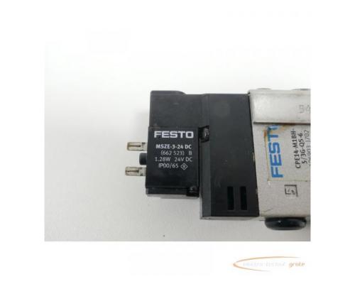 Festo CPE14-M1BH-5/3G-QS-6 196903 + 2x MSZE-3-24DC 662 523 + 544395 - Bild 3