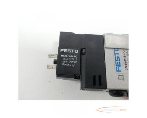 Festo CPE14-M1BH-5J- * Magnetventil 196907 + 2x MSZE-3-24DC 662 523 + 544395 - Bild 3